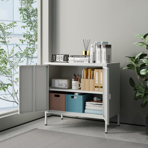 Classeur Hailuoto 80x40x75cm gris clair