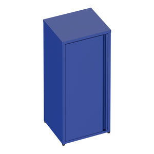 Aktenschrank mit 2 Böden YUKON 40 x 88 cm blau