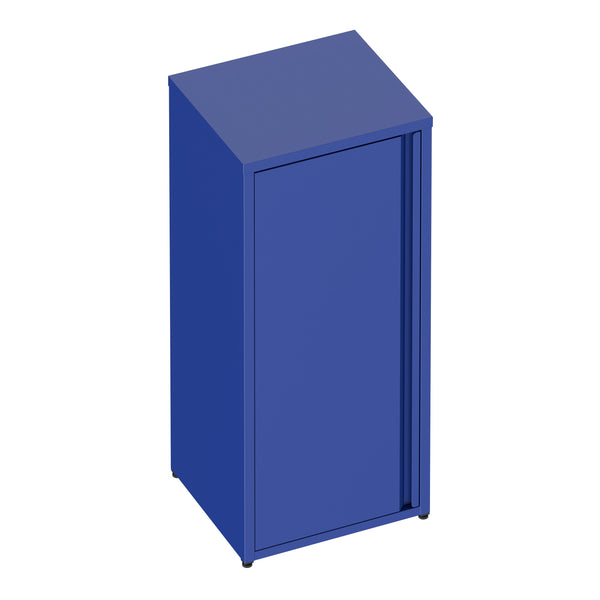 Aktenschrank mit 2 Böden YUKON 40 x 88 cm blau