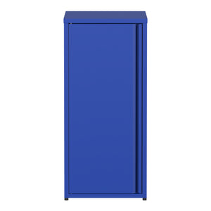 Aktenschrank mit 2 Böden YUKON 40 x 88 cm blau