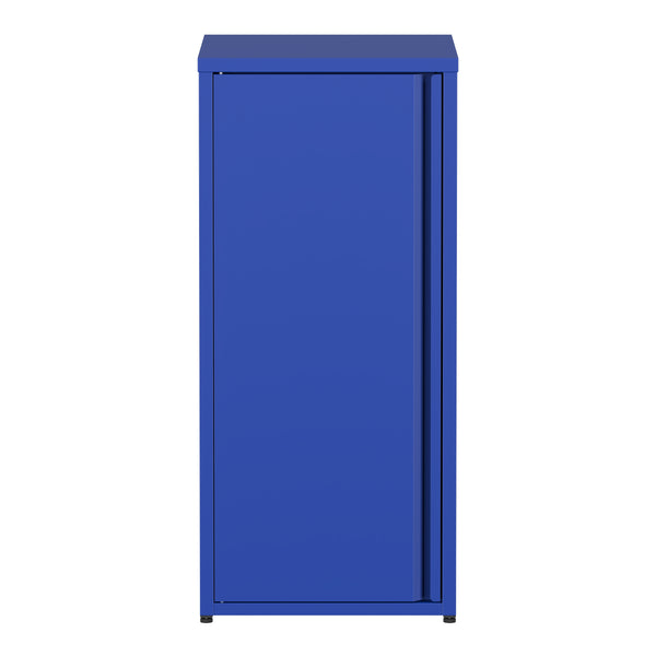 Aktenschrank mit 2 Böden YUKON 40 x 88 cm blau