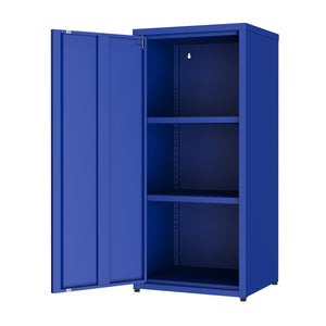 Aktenschrank mit 2 Böden YUKON 40 x 88 cm blau