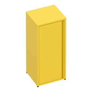 Aktenschrank mit 2 Böden YUKON 40 x 88 cm gelb