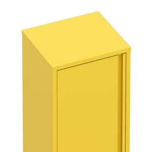 Aktenschrank mit 2 Böden YUKON 40 x 88 cm gelb