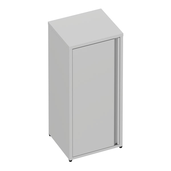 Aktenschrank mit 2 Böden YUKON 40 x 88 cm grau