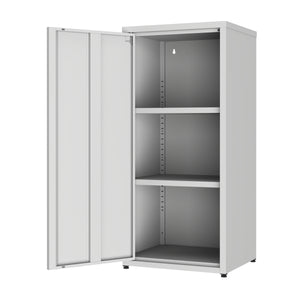 Aktenschrank mit 2 Böden YUKON 40 x 88 cm grau