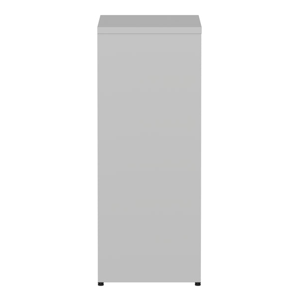 Aktenschrank mit 2 Böden YUKON 40 x 88 cm grau