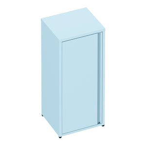Aktenschrank mit 2 Böden YUKON 40 x 88 cm hellblau
