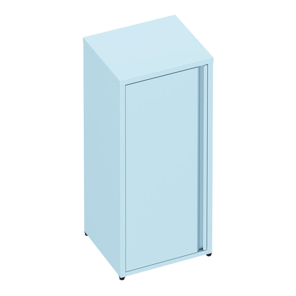 Aktenschrank mit 2 Böden YUKON 40 x 88 cm hellblau