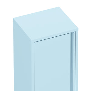 Aktenschrank mit 2 Böden YUKON 40 x 88 cm hellblau