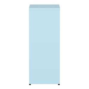 Aktenschrank mit 2 Böden YUKON 40 x 88 cm hellblau