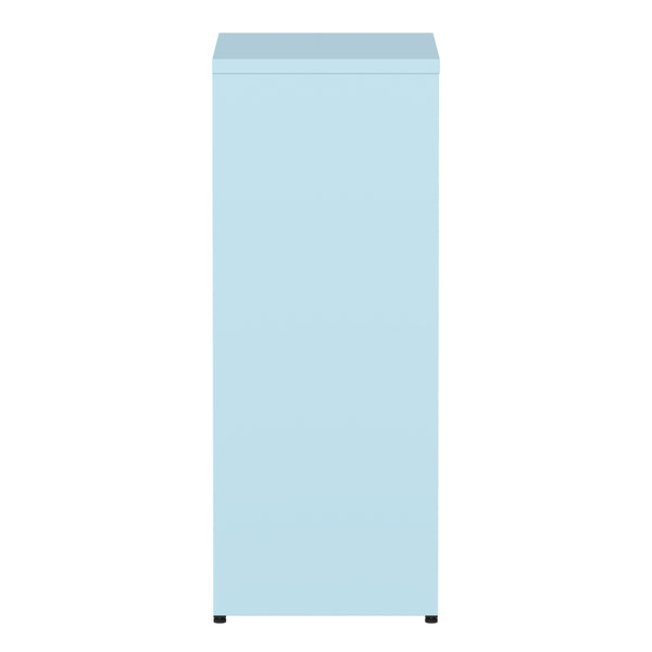 Aktenschrank mit 2 Böden YUKON 40 x 88 cm hellblau