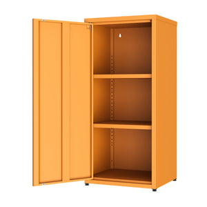 Aktenschrank mit 2 Böden YUKON 40 x 88 cm orange