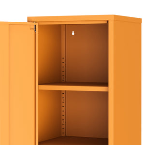 Aktenschrank mit 2 Böden YUKON 40 x 88 cm orange
