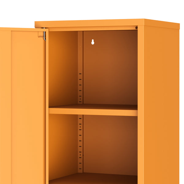 Aktenschrank mit 2 Böden YUKON 40 x 88 cm orange