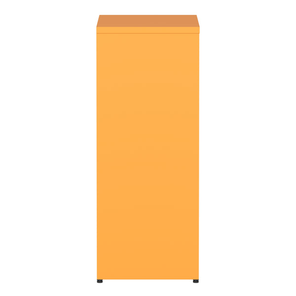 Aktenschrank mit 2 Böden YUKON 40 x 88 cm orange