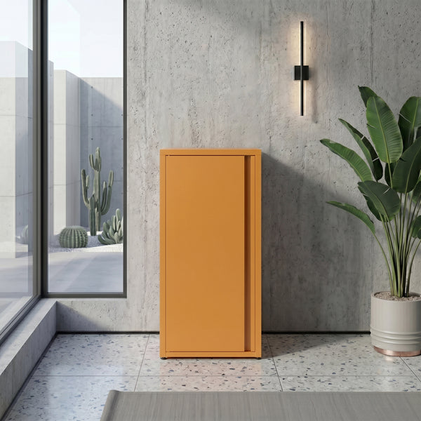 Aktenschrank mit 2 Böden YUKON 40 x 88 cm orange