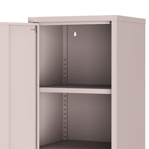 Aktenschrank mit 2 Böden YUKON 40 x 88 cm rosa