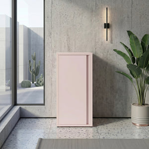 Aktenschrank mit 2 Böden YUKON 40 x 88 cm rosa
