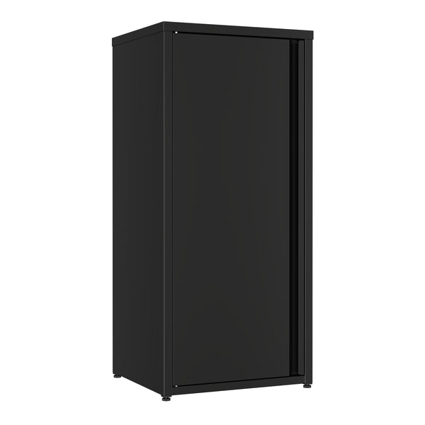 Aktenschrank mit 2 Böden YUKON 40 x 88 cm schwarz