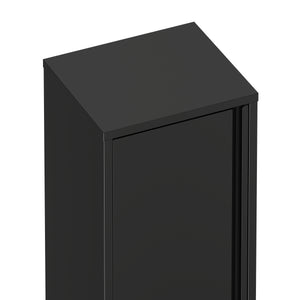 Aktenschrank mit 2 Böden YUKON 40 x 88 cm schwarz