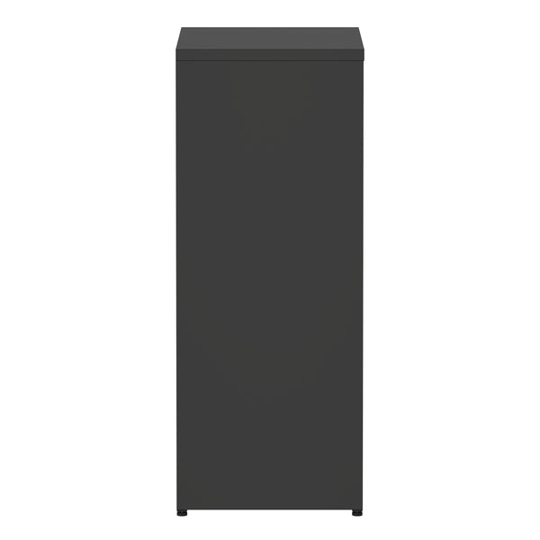 Aktenschrank mit 2 Böden YUKON 40 x 88 cm schwarz