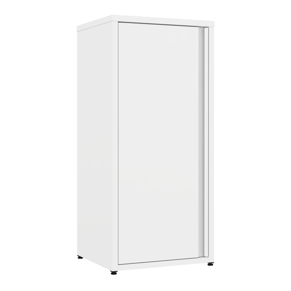 Aktenschrank mit 2 Böden YUKON 40 x 88 cm weiss