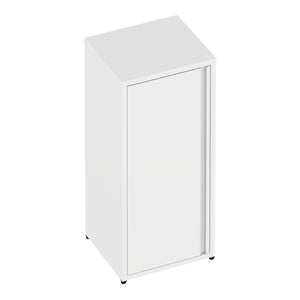 Aktenschrank mit 2 Böden YUKON 40 x 88 cm weiss