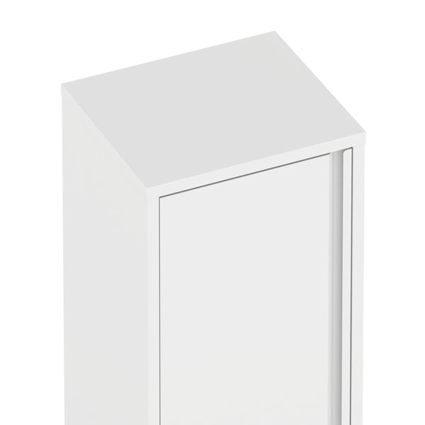 Aktenschrank mit 2 Böden YUKON 40 x 88 cm weiss