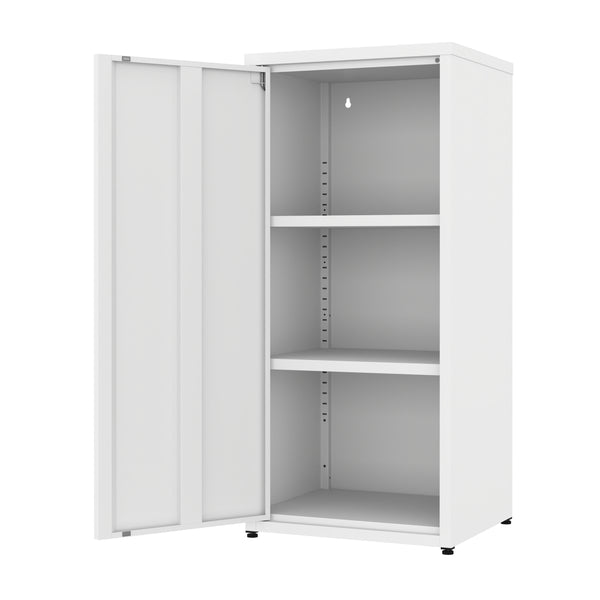 Aktenschrank mit 2 Böden YUKON 40 x 88 cm weiss