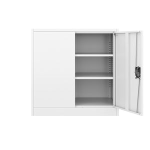 Classeur blanc à 2 étagères