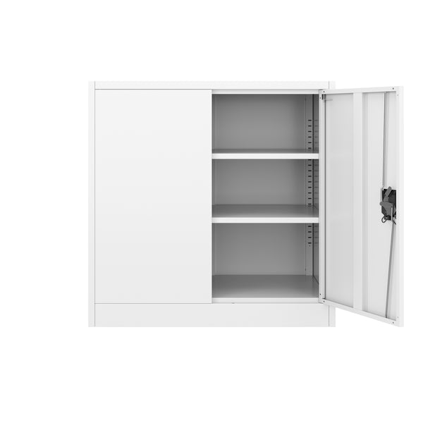 Classeur blanc à 2 étagères