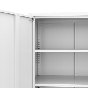 Classeur blanc à 4 étagères
