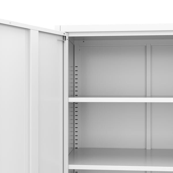 Classeur blanc à 4 étagères