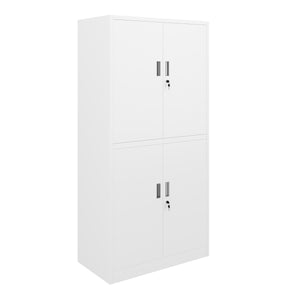 Classeur blanc à 4 portes