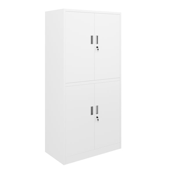 Classeur blanc à 4 portes