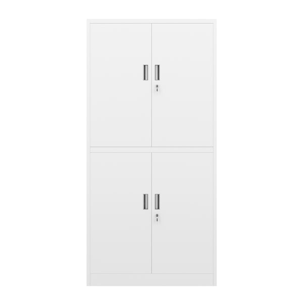 Classeur blanc à 4 portes