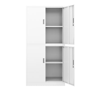 Classeur blanc à 4 portes