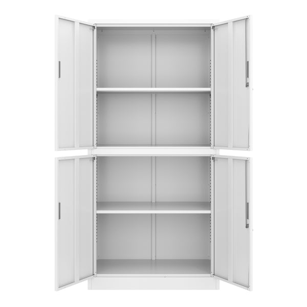 Classeur blanc à 4 portes