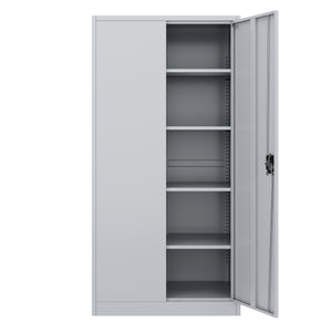 Classeur à 5 étagères, gris