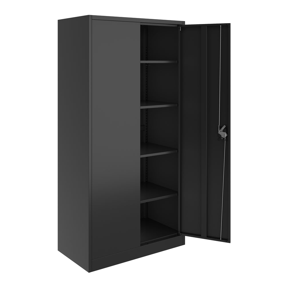 Classeur à 5 étagères, noir