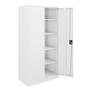 Classeur blanc à 5 étagères