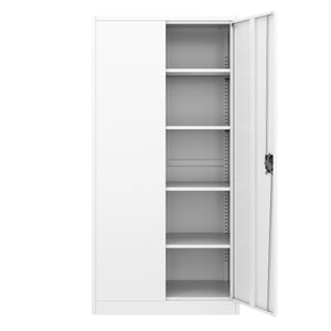 Classeur blanc à 5 étagères