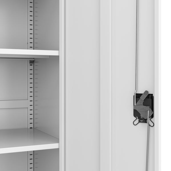 Classeur blanc à 5 étagères