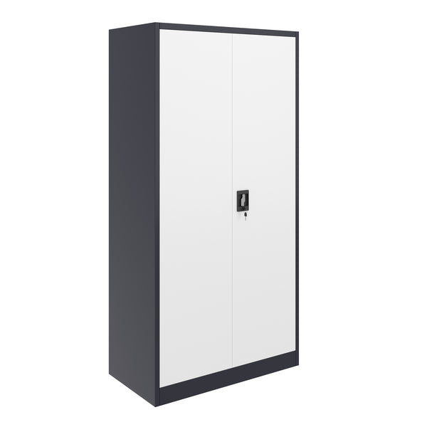 Classeur à 5 étagères, blanc/anthracite