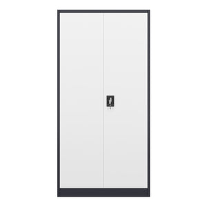 Classeur à 5 étagères, blanc/anthracite