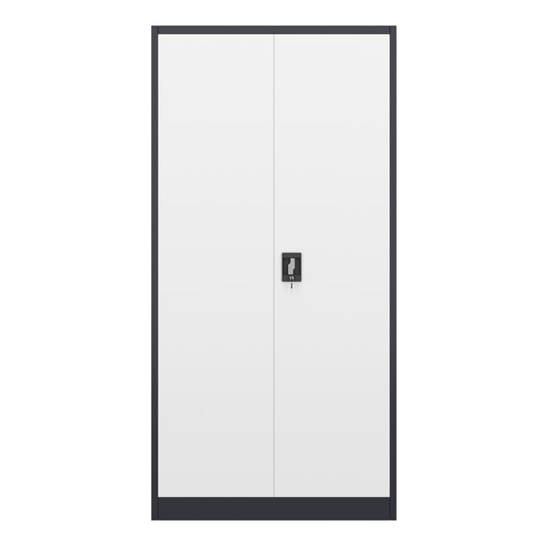 Classeur à 5 étagères, blanc/anthracite