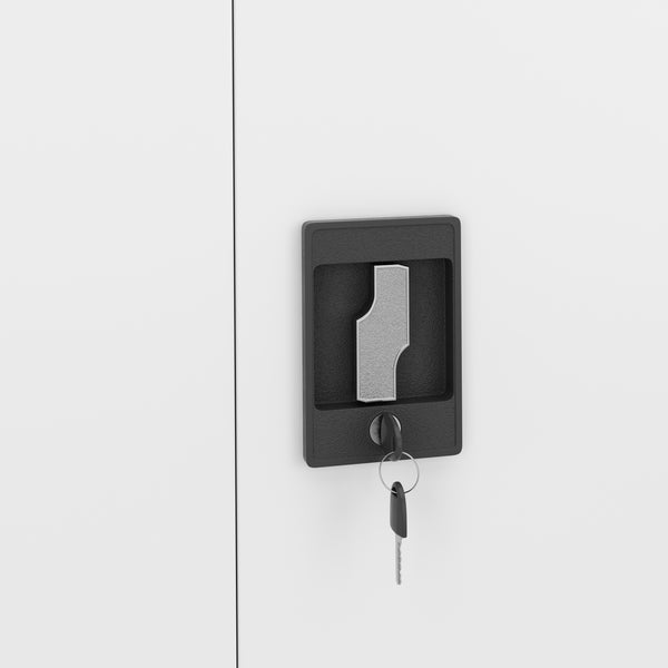 Classeur à 5 étagères, blanc/anthracite