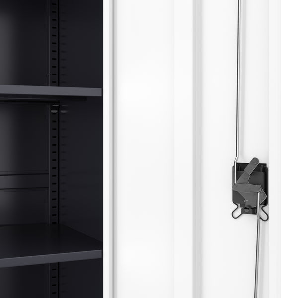Classeur à 5 étagères, blanc/anthracite