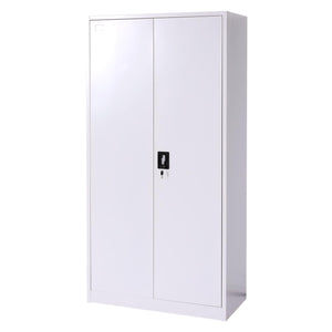 Aktenschrankmit extra Schliessfach 185x90x45cm grau JAM-L60